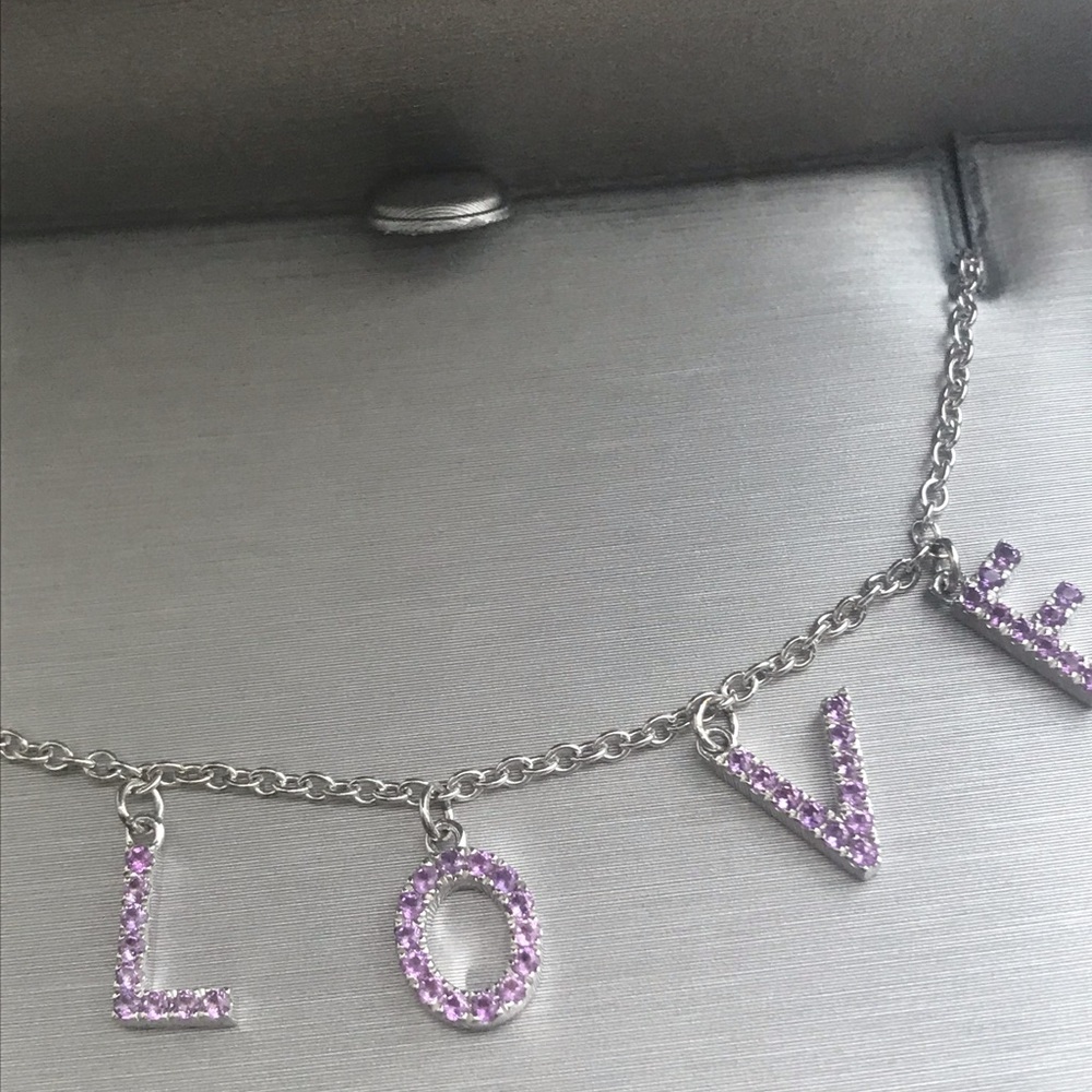 ZALES 4 DIAMOND CHARM BRACELET